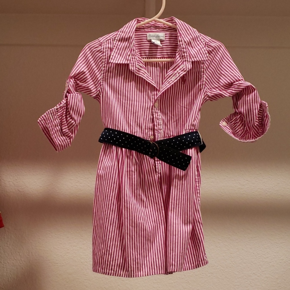 Ralph Lauren Striped Cotton Dress 24M